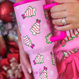 Bow Christmas Treat Tumbler
