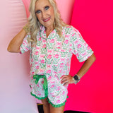 Botanical Garden Ruffle Pajamas