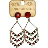 Red & Green Dangle Earrings
