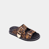 Charlotte Leopard Print Sandals