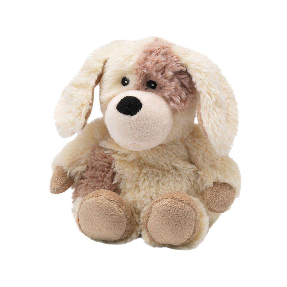 Moose Warmies® microwavable plush, lavender-scented, weighted for comfort, freezer safe, safe for all ages.
