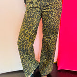 Judy Blue Wide Leopard Print Jeans