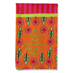 Ducks Dish Towel with “My Ducks Are Absolutely Not In A Row” quote, handcrafted for fun kitchen décor.