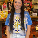 Chenille Snowflake Patch Tee