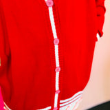 Candy Cane Sparkle Cardigan