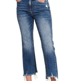 Zenana Kick Crop Flare Jeans