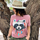 Boho Raccoon Tee