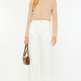 KanCan White Ultra Rise 90’s Jeans