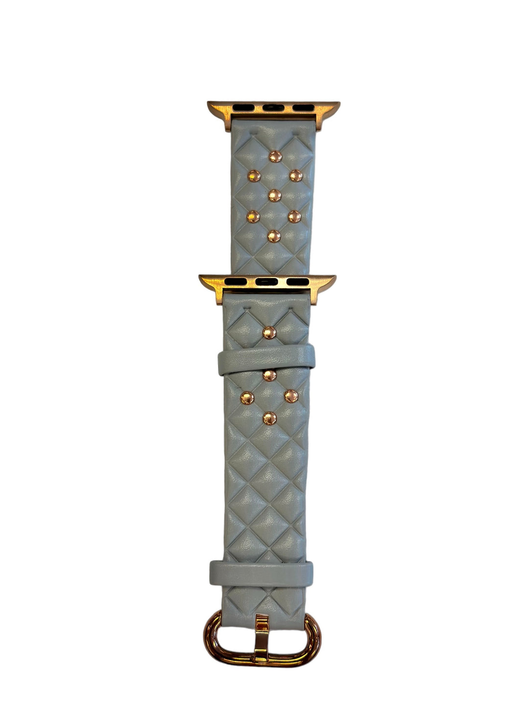 Gray Quilted Watch Band