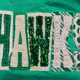 Hawks Double Stacked Spirit Shirt
