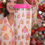 Gingerbread Wonderland Travel Tumbler