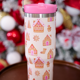Gingerbread Wonderland Travel Tumbler