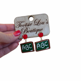 Teacher ABC Earrings