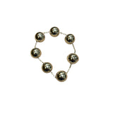 Silver 18mm Beaded Bracelet (Water Resistant)