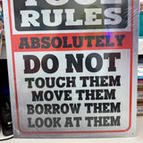 Tool Rules Metal Sign