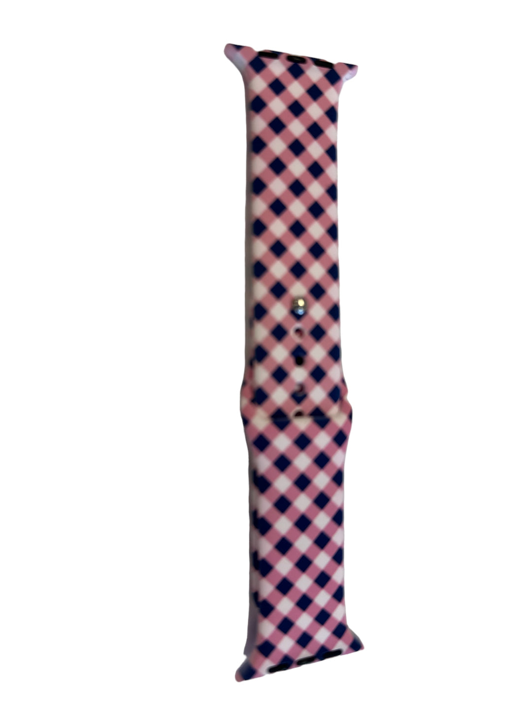 Plaid Pink/Blue Watch Band