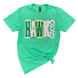Hawks Double Stacked Spirit Shirt