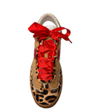 Dixie Leopard Red Sneakers