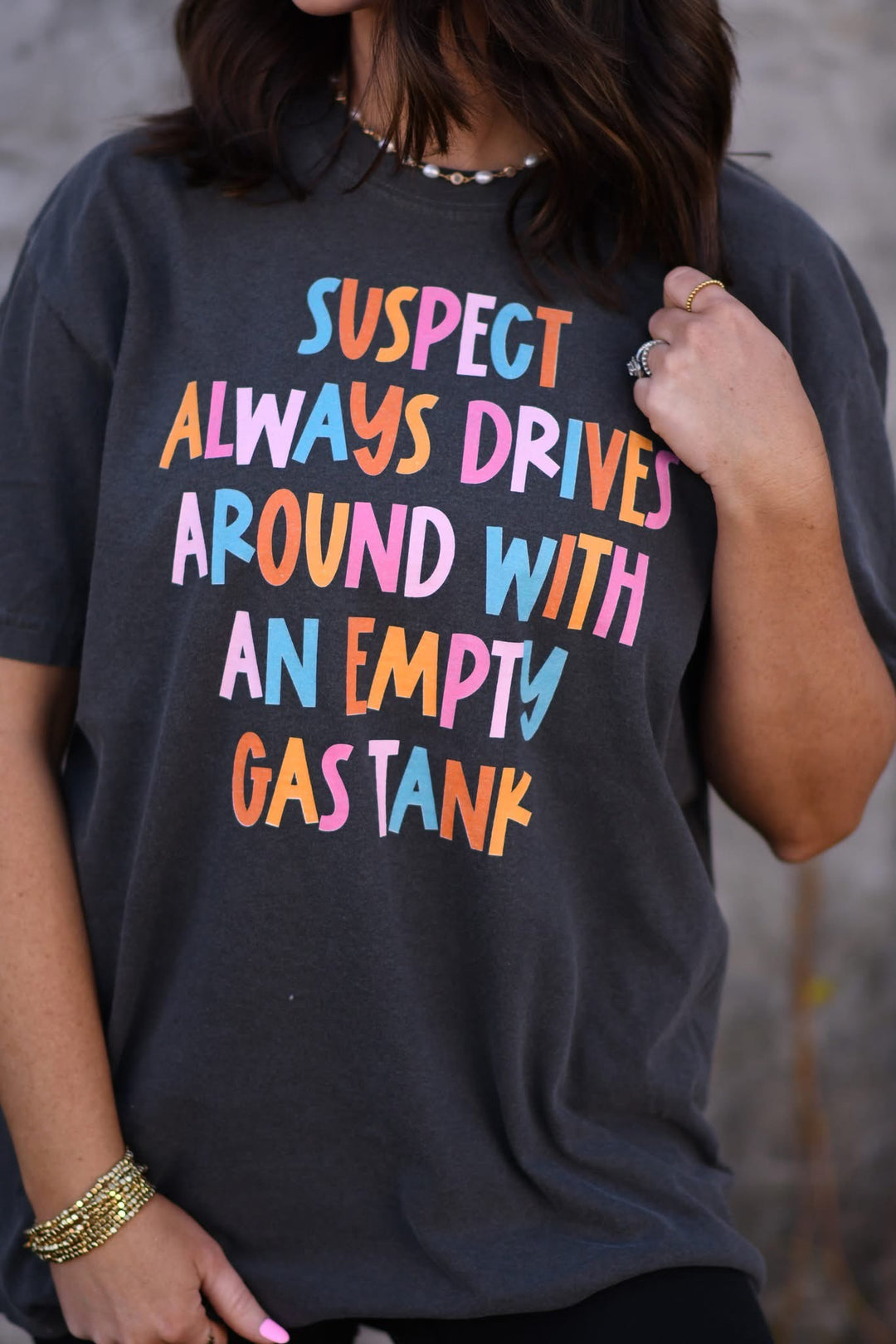 Suspect Always Drives Around Tee