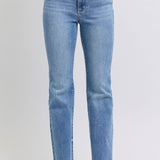 Judy Blue Bootcut Fray Hem Jeans
