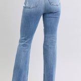 Judy Blue Bootcut Fray Hem Jeans