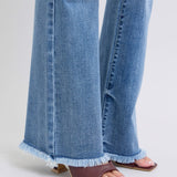 Judy Blue Bootcut Fray Hem Jeans