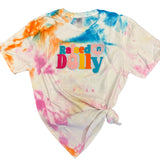 Raised On Dolly Tie Dye Tee