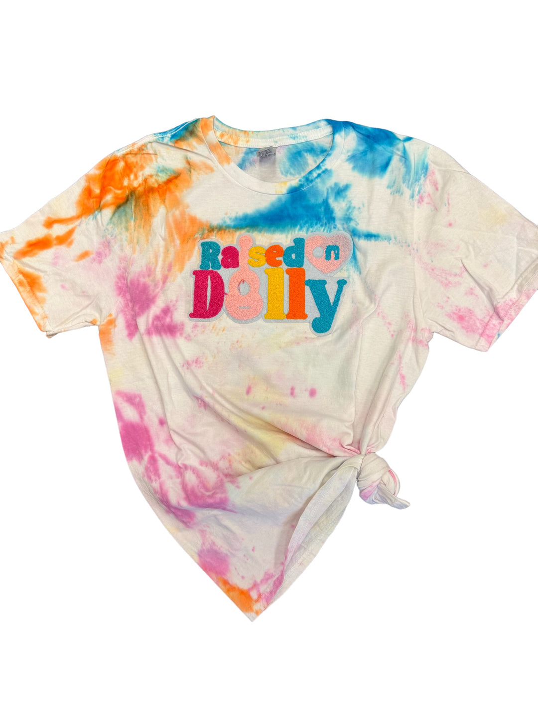 Raised On Dolly Tie Dye Tee