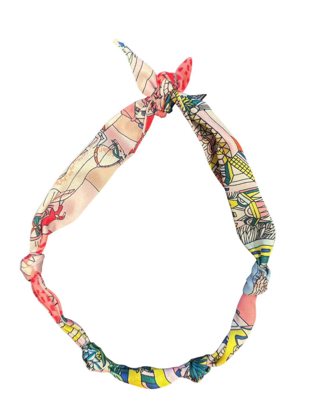Pink Multi Scarf Necklace
