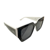 Dime She's A 10 Black & White Sunglasses