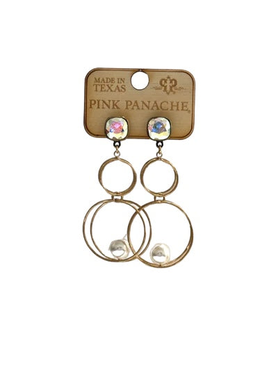 Gold & Pearl Earrings