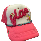 Glam Trucker Hat (Pink)