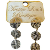 Gold Weave Earrings