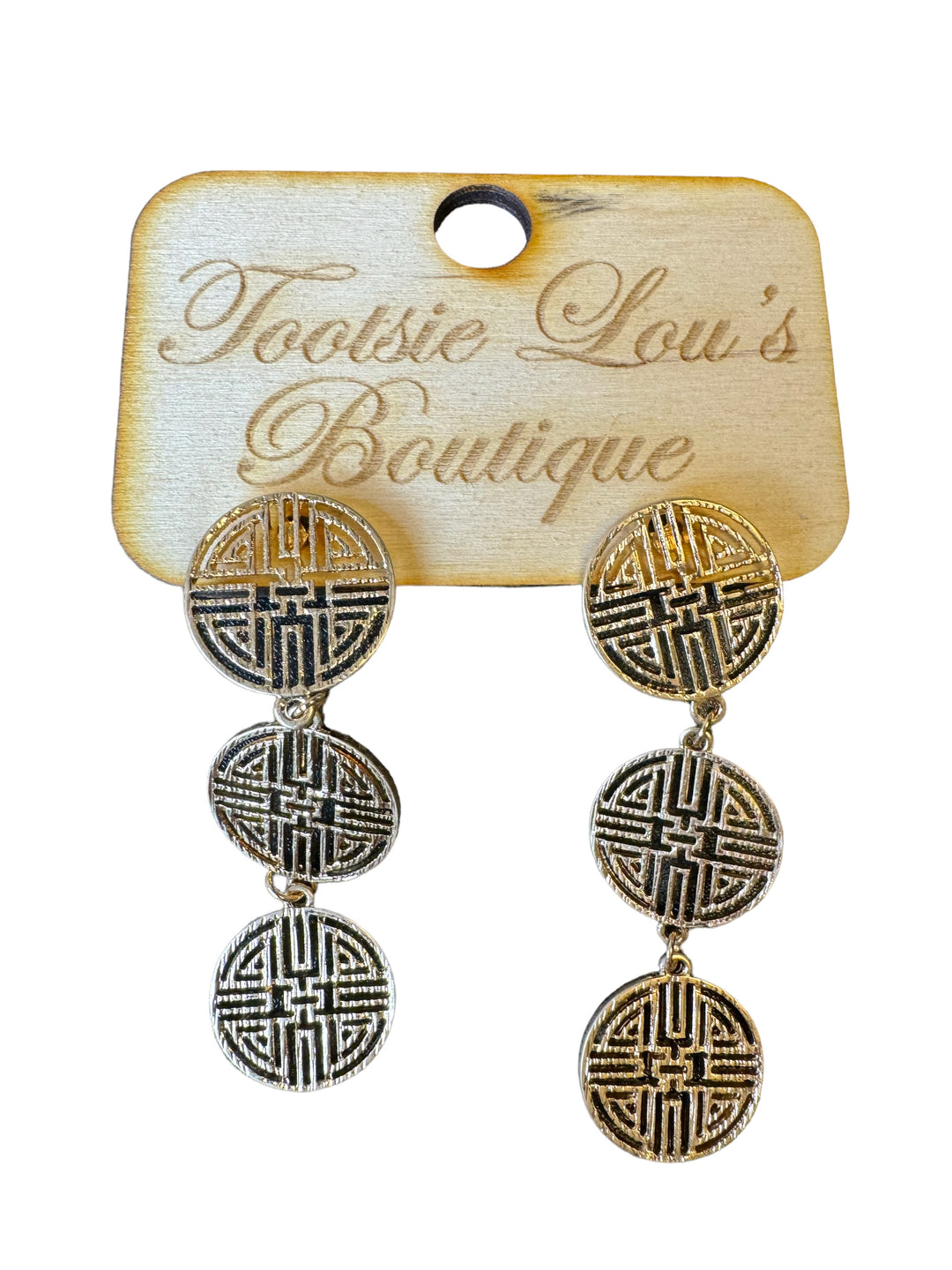 Gold Weave Earrings