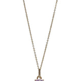 Neon Purple Rhinestone Necklace