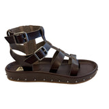 Mia Zahara Dark Brown Studded Sandal