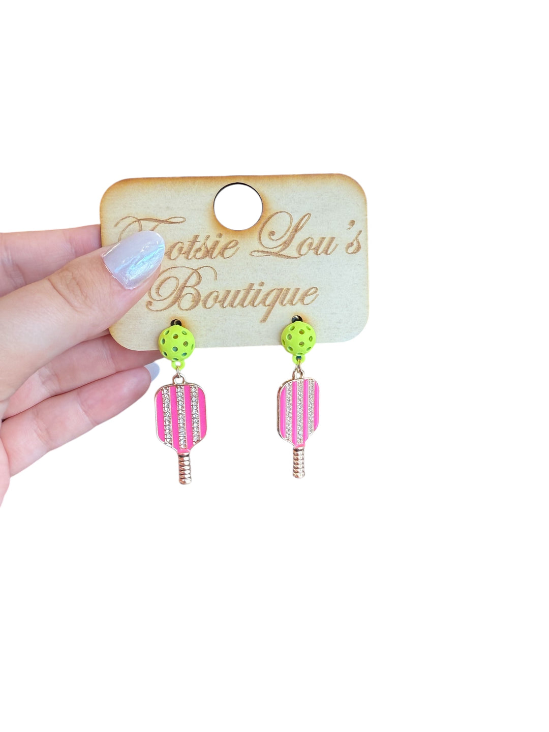 Pickleball Dangle Earrings