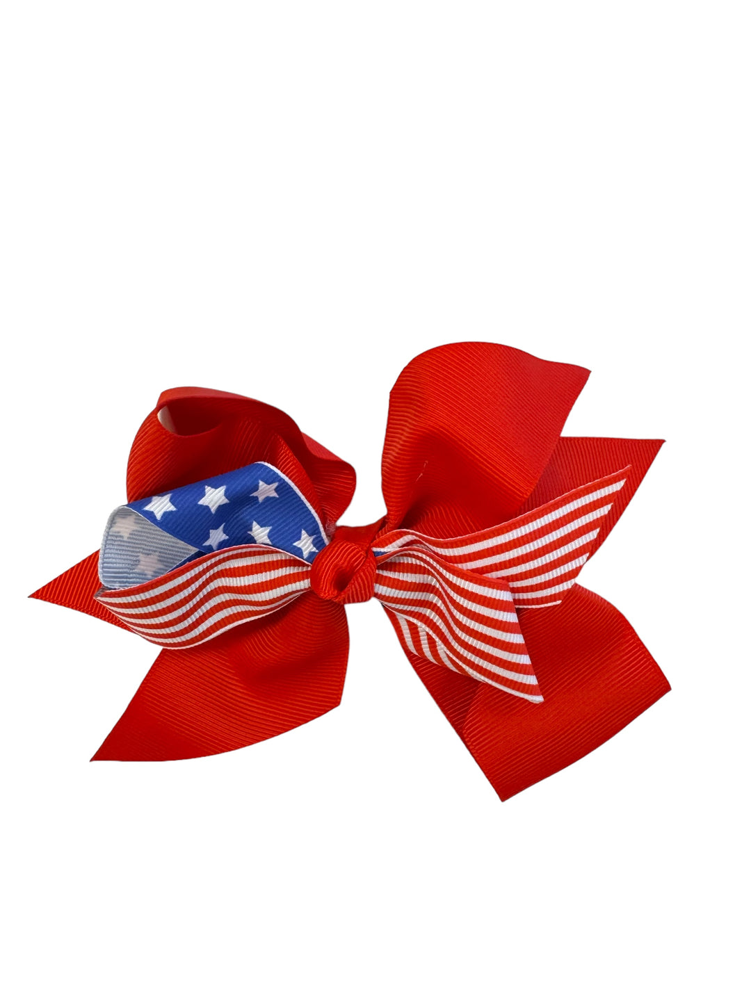 Red Patriotic Bow