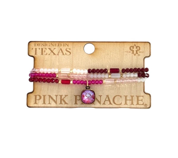 Fuchsia Drop Bracelet