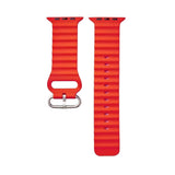 Red Waffle Apple Watch Band