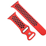 Red & Black Apple Watch Band