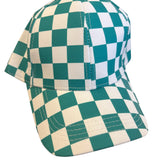 Green Checkered Trucker Hat