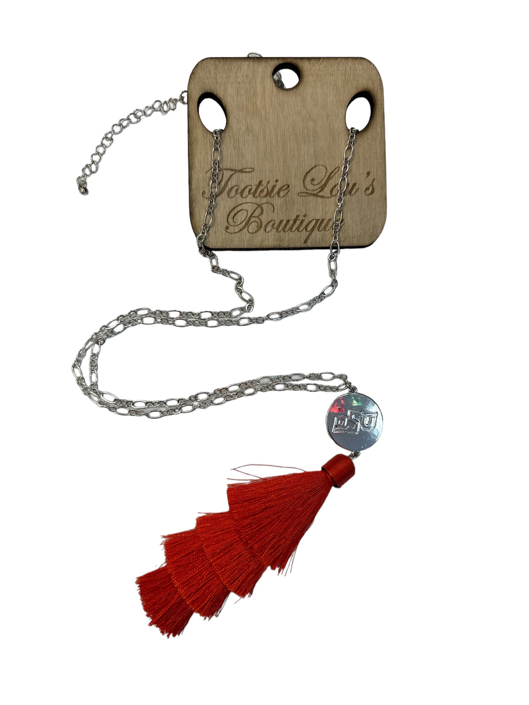 OSU Tassel Necklace