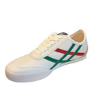 Shu Shop Green & Red Retro Sneakers