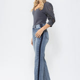 Judy Blue Side Seam Detail Straight Jeans