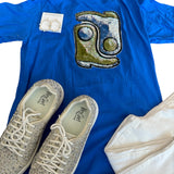 Sequin Boot Royal Blue Tee