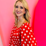 Red And White Polka Dot Dress