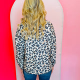 Leopard Pullover Top