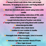 list of freshie scents