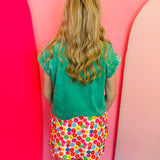 Bright Blooms Floral Skort